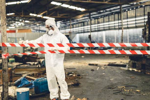 Professional Biohazard technician working in Hagarville, AR